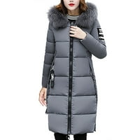 Ženski kaputi i jakne za čišćenje Žene Čvrsto povremeni zimski zimi tanki kaput lammy jakne kaput