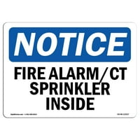 Noti znak - požarni alarm CT prskalica iznutra