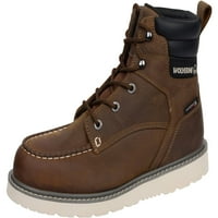 WOLVERINE TRADE WINGE 6 MOC-TOE Čelični nožni posao Boot Muškarci Sudan Brown