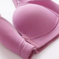 Ženski grudnjaci Solid Color prednja zatvarača velike veličine tanke bešavne bralette donje rublje