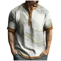 Grafička majica kratkih rukava Royallovene muške majice i izvezena modna majica i ljetni kratki rukav