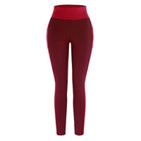 Xiuh vrećaste hlače Ženske vježbe gama za vježbanje fitness sportski trčanje joga hlače posteljine hlače crveno m