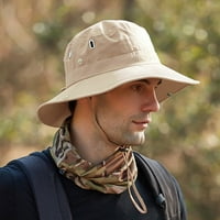 Unizirane kašike kape za sunčanje šešir veliki rub podesivi užad sklopivi mrežica Fisher planinar za