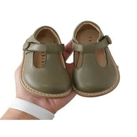 Daeful Deca Flatovi T-remenske haljine cipele vjenčane kožne cipele Neklizajuće loafere Unisex-CACH