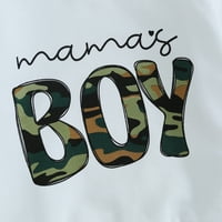 OKBABEHA TODDLER Baby Boys Fall odjeća Mamas Dječak Crewneck Duks hippie jogger hlače postavlja zimsku