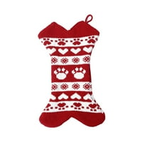 Božićne čarape pletenje visokog kapaciteta ulov za ulov za oči otpornog na habanje Dekorativni odmor