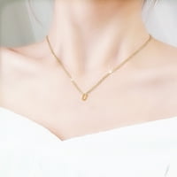 Mother Day Pokloni Zlatne Početne ogrlice za žene Zlatne punjene zlatne ogrlice za žene A Z abeceda