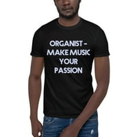 3xl Organist - Napravite muziku Svoj majica sa majicom kratkih rukava sa retro stilom majica po nedefiniranim