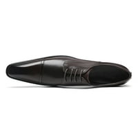 Leuncero Muškarci Haljina cipele čipke Up Up Up up Oxfords Poslovna kožna cipela Comfort Flats Office