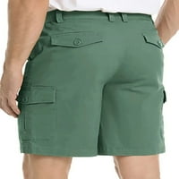 Muškarci Bankos Nosač ljetne kratke hlače High Struk Teretni kratke hlače Classic Fit Mini pantalone