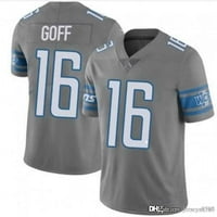 NFL_Jerseys Fudbalski dresovi muškarci za mlade žene''Detroit''lions''Jersey Barry Sanders Jared Goff