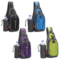 Resing ruksak otporan na vodu vodootporna na ramena križarska torba sa odvojivom torbicom za boce za vodu za planinarenje putovanja