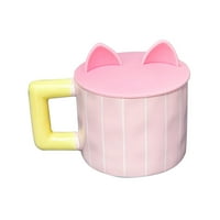 Šalica za kafu sa čajnim čajnim čajnim čajnim čajnim čajskim čašama 14oz Jedinstveni čaj za piće Jutarnja čaša slatka čaša sok mlijeko za mlijeko hladna pića rođendanski pokloni ružičasti