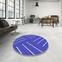 Ahgly Company u zatvorenom okruglom uzorkovnom svjetlosnom škriljevcu plavi prostirke, 8 'krug