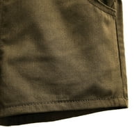 Huaai ženska modna slatka casual sportovi dvostruki džep s dvostrukom rame Easy Jeans Rompers plus veličine