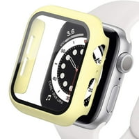 Na naslovnici za Apple Watch Case Series 8 7 SE 6 5 4 3 2 1, ultra tanki udarni zaštitni zaslon zaslon za zaštitu zaslona HD Zaštitni sat za žene za žene IWATCH dodaci