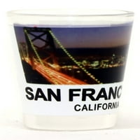 San Francisco California Golden Gate Bridge boja Foto phot staklo