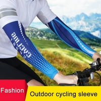 Shengshi pair rukava za ruku odrasla dječja poliesterska vlaga Wicking prozračna hlađenja sunčanica za zaštitu za ruke za ruke na otvorenom ljetna bicikla Sportska odjeća Plava