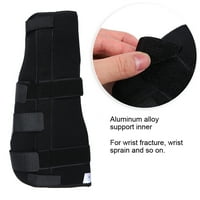 Carpal podrška, crna Jednostavna za korištenje udobnog karpalnog remena, zglob za lom za ručni zglob