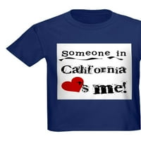 Cafepress - neko u majici California - Tamna majica Kids XS-XL