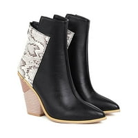 TAWOP Fall cipele za žene crne čizme za žene kratke čizme Velike veličine Ženska i zimska tiska Super