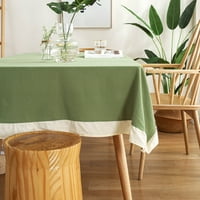 HAITE TABLICLOTHLOTH prekrivane stolne krpe pravokutnik koji se mogu pratiti za pranje stolnjaka za kućno dekor dekorativno-otporan zeleno *