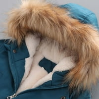 Honeeladyy Cleance pod 5 $ dječji baršunasti podstavljeni kaput zimski jesen modni kaputinski pamučni