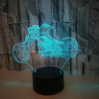 3D LED optička iluzija akrilna noćna svjetlost s promjenama udaljenih i pametnih boja