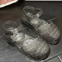 Odeerbi Toddler Djevojke Jelly Sandale Udobne ljetne sandale Baby Slatka izdubljena neklizajuća cipele