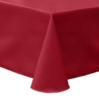 Ultimate tekstilni pamuk Twill pravokutni stolnjak - za restoran i ugostiteljstvo, hotel ili kućnu blagovaonicu, crvena