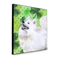 Samoyed St Patricks Artwork panel zidni dekor