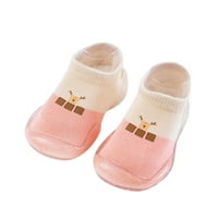 Rovga Toddler Cipele za dječje dječake Djevojke Životinjske crtane čarape cipele Toddler Topline čarape