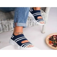 Oucaili ženske platforme sandale Sport planinarske cipele za plažu Summer Wedge Sandal Comfy casual