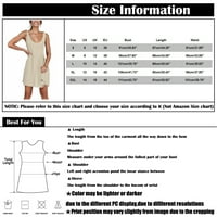 Ljetne haljine za žene Žensko Sling Casual Solid Color Doll Suknja Loose Struk Velika verzija Modna pamučna posteljina