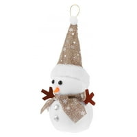 Božićni ukras Snjegović plišani ukrasi za lutke Lijep zabavni ukras