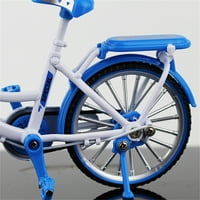 Sheraeo Mini legura trkački bicikl igračka mini brdski bicikl za uređenje doma, božićni pokloni za djecu
