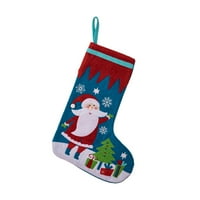Novi božićni ukrasni proizvodi crvene i plave stariji božićni čarape non tkani božićni poklon čarape pokloni