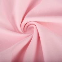 Ženske jesenske vrhove - udomi slatke dukseve čvrsti dugi rukav za slobodno vrijeme Pulover Turtleneck vrhovi ružičasti m
