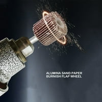 Montirani flap kotača Grit aluminijski oksid brušenje kotača za bušenje - abrazivni alat za brušenje