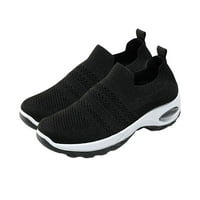 Cipele tenisice CushionWalking Air Fashion Trčanje Jogging Cut Low Wedge Mesh Platform Sock Loafers