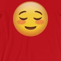 Emoji-blush muški crveno razigrana pozitivna zabavna kostim kostim