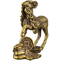 Mesinss kozje dekoracija Kineske figurice znače zlatne mesingane životinjske statue