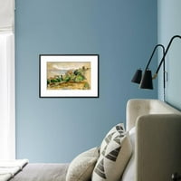 Bay of Lestaque, 18781882, Scenic Framed Art Print Wall Art Art Paul C�zanne Prodaje Artcom