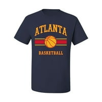 Divlji Bobby City of Atlanta košarkaška fantazija majica navijača Muška majica, mornarsko, 3x-velika