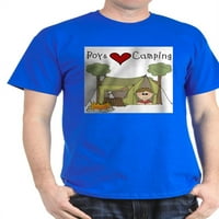 Cafepress - Boys Love Camping majica - pamučna majica