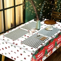 Božićni stol platna božićna zabava stolnjak xmas party dekoration božićni zabavni stol pokrivač Xmas