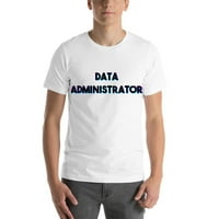 2xl Tri Color Administrator podataka s kratkim rukavima pamučna majica s nedefiniranim poklonima