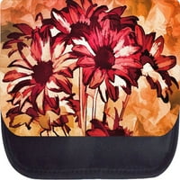 5 8.5 Srednje višenamjenska kozmetička futrola - vrećica za šminku - sa džepovima sa zatvaračem i najlonskim oblogom - Sažetak cvjetnog snopa