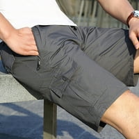 Muški ljetni džepni džepni zatvarač Bodybuilding džepne kratke hlače Sportske casual pantalone