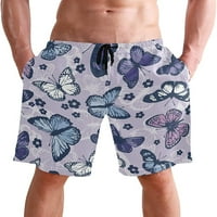 Muški modni smiješni stil multi plaža kratke hlače plivaju debla Brzi suhi povremeni poliesterski šorc